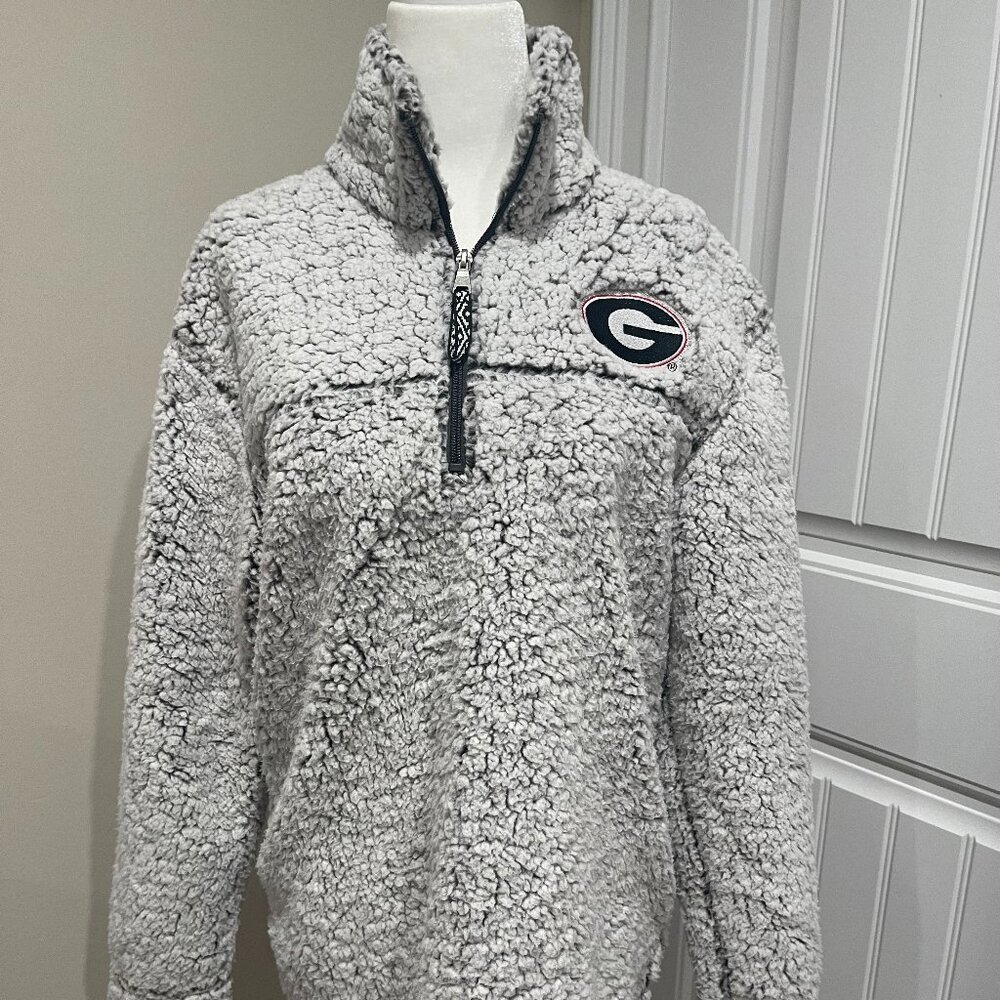 UGA 1/4 Zip Shera Sweatrshirt